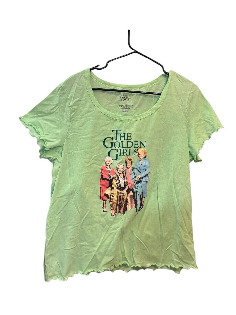 ABC Studios The Golden Girls Mint Green Graphic T Shirt 3XL Blanche Sophia Rose